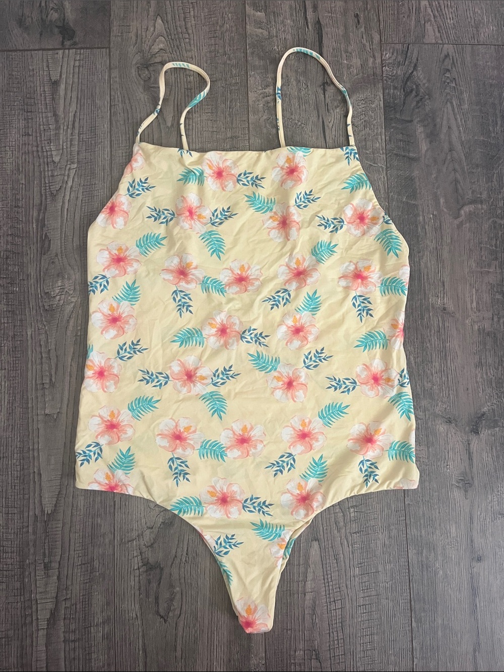 Women’s MAI Floral Mod One-Piece Swimsuit/bodysuit xlg